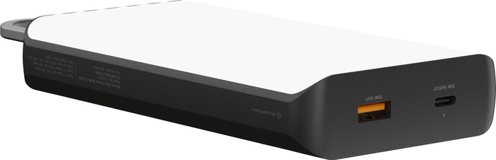 Xtorm Go 2 Solar Power Bank 10,000mAh with Fast Charging and Flashlight Black back