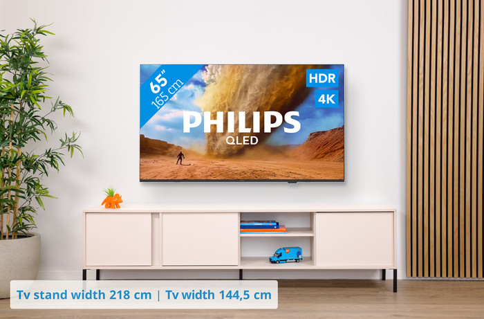 Philips 65 inches PUS7800 QLED 4K (2025) + Philips TAB5309 visual Coolblue 1