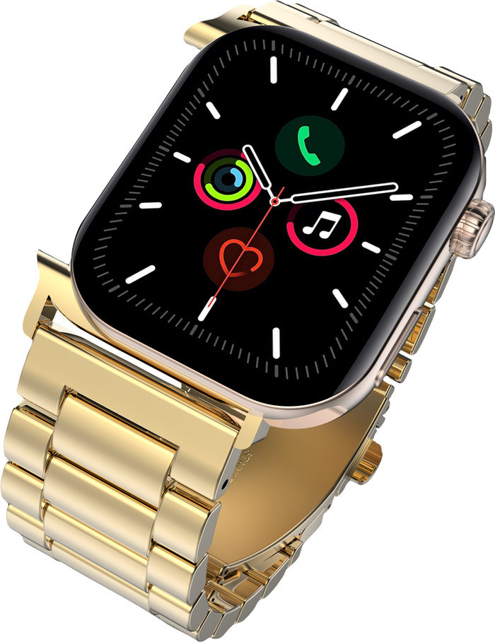 Just in Case Stainless Steel Strap Gold for Apple Watch 40/41/42mm top