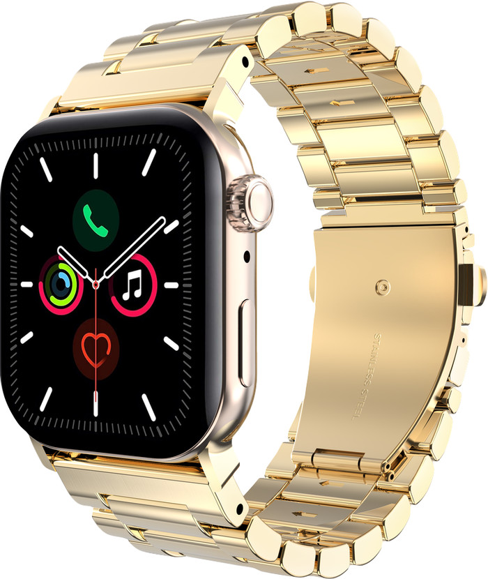 Just in Case Stainless Steel Strap Gold for Apple Watch 40/41/42mm front