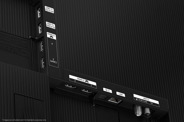 Samsung 55 inches OLED 4K S85F (2025) + Samsung HW-Q600F Black detail