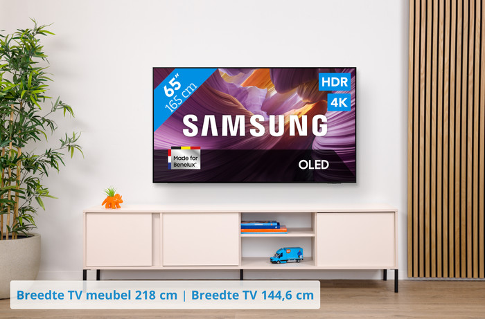 Samsung 65" OLED S85F 4K (2025) + Samsung HW-QS700F (2025) visual Coolblue 1