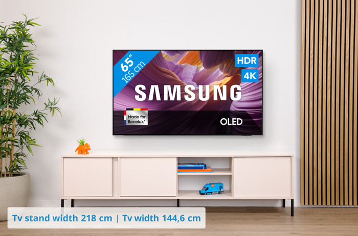 Samsung 65 inches OLED 4K S85F (2025) + Samsung HW-Q930F Black visual Coolblue 1
