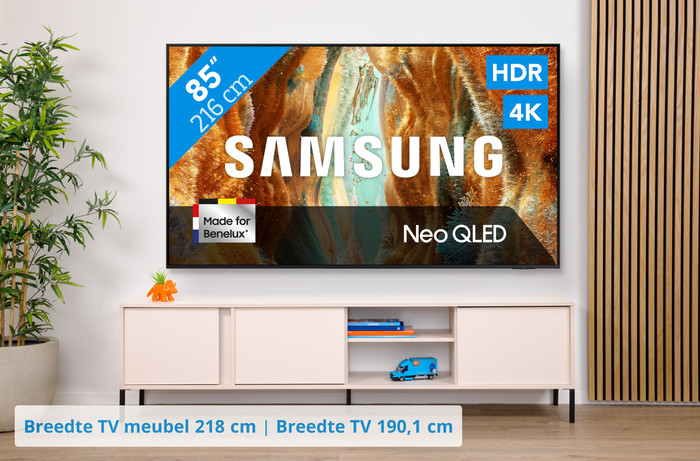 Samsung 85" Neo QLED QN73F 4K (2025) visual Coolblue 1
