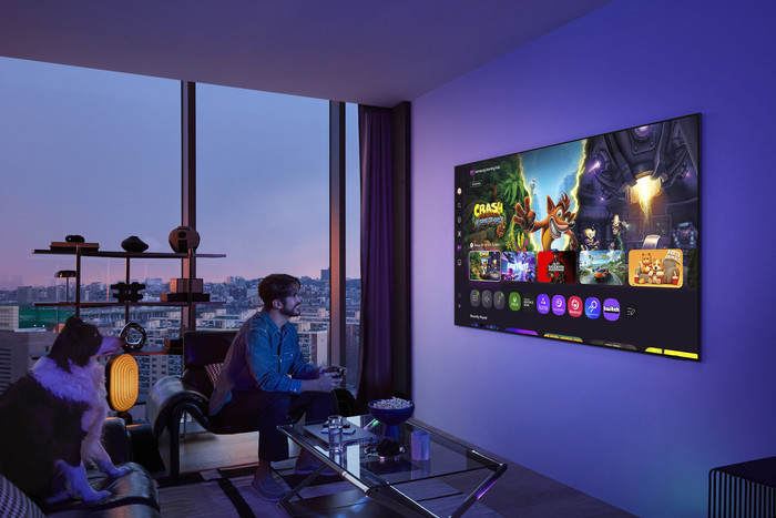 Samsung 55" QD-OLED S95F 4K (2025) product in gebruik