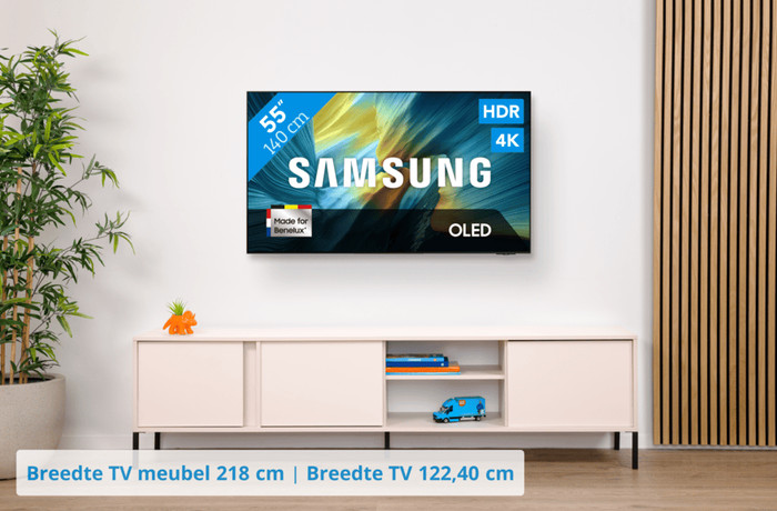 Samsung 55" QD-OLED S95F 4K (2025) visual Coolblue 1