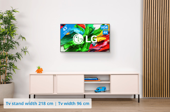 LG 43 inches QNED86 evo 4K (2025) + Sonos Ray Black visual Coolblue 1