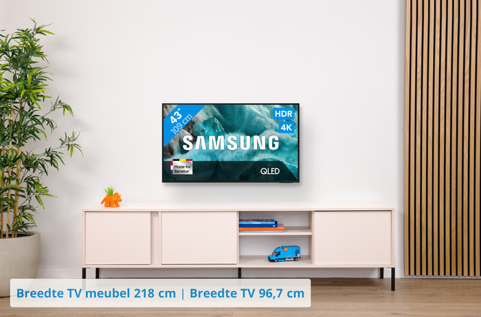 Samsung 43" QLED Q7F4 4K (2025) visual Coolblue 1