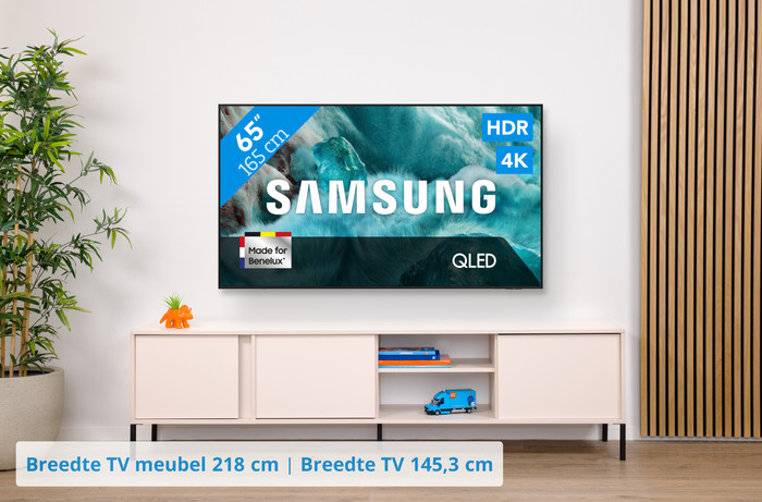 Samsung 65" QLED Q7F4 4K (2025) + Samsung HW-B66CF (2025) visual Coolblue 1