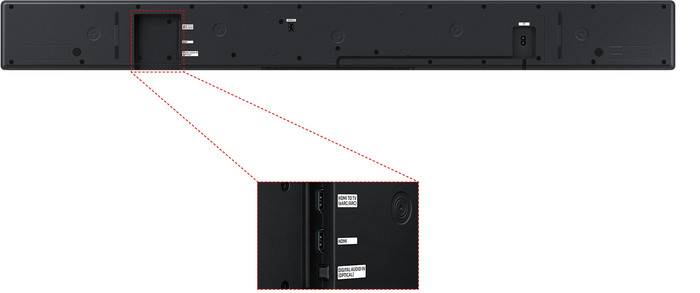 Samsung 55 inches OLED S90F 4K (2025) + Samsung HW-QS700F (2025) detail
