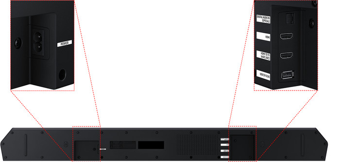 Samsung 55 inches OLED 4K S85F (2025) + Samsung HW-Q600F Black detail