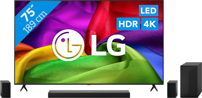 LG Led 75" NU800 (2026) + LG DS70TR Main Image