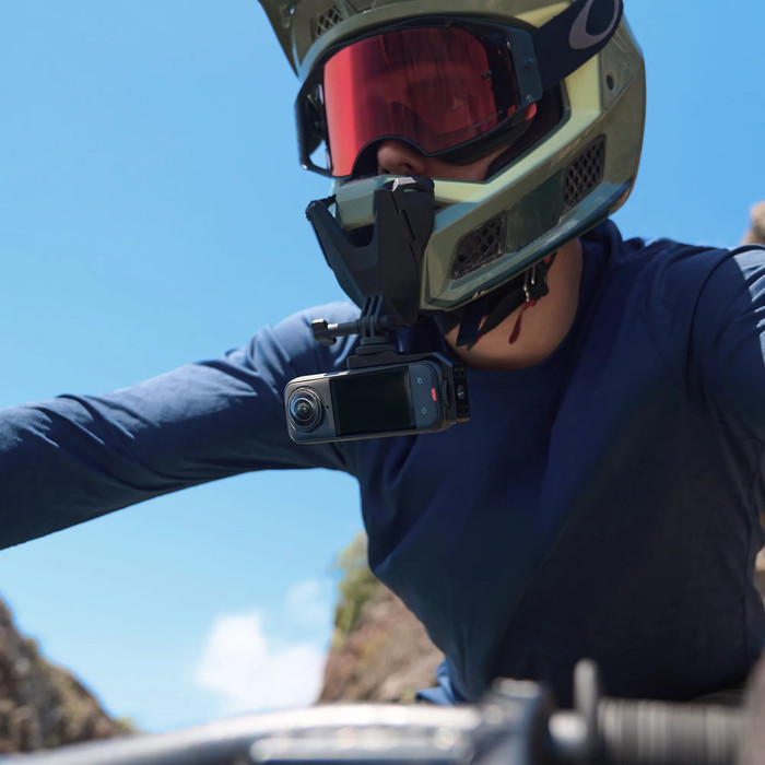 Insta360 X5 Vertical-Horizontal Mount produit à l'usage