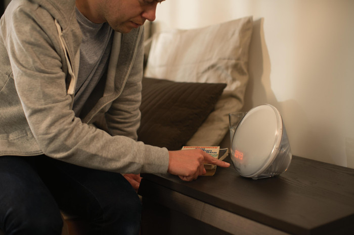 Philips Wake-up Light HF3532/01 product in use