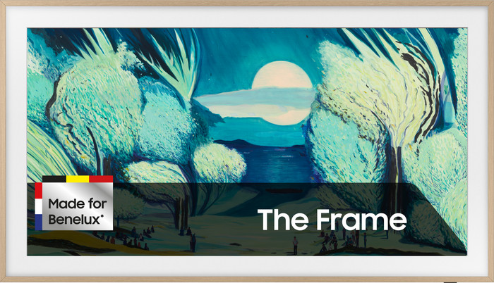 Samsung 50" The Frame LS03FA (2025) + Samsung HW-S701D Wit (2024) voorkant