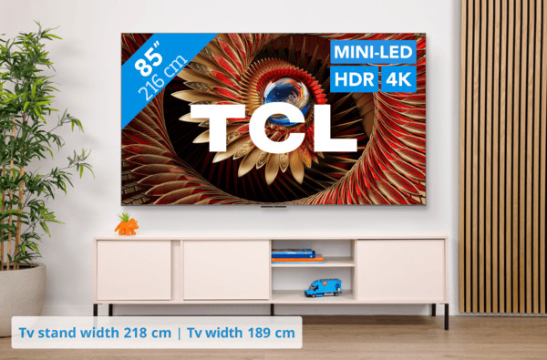TCL 85 inches QD Mini-LED C81K 4K (2025) visual Coolblue 1