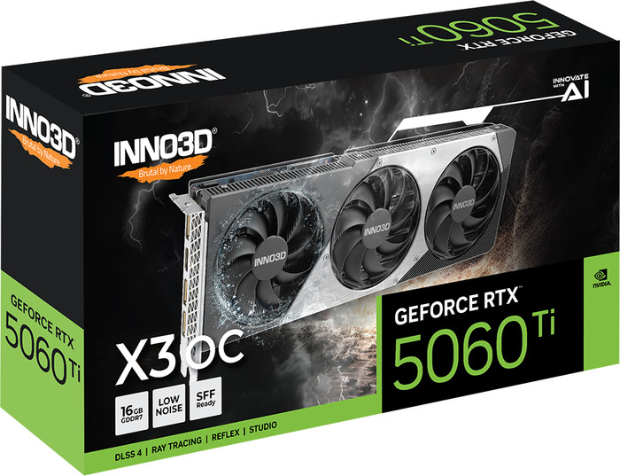 INNO3D GeForce RTX 5060 Ti TWIN X3 OC 16GB packaging