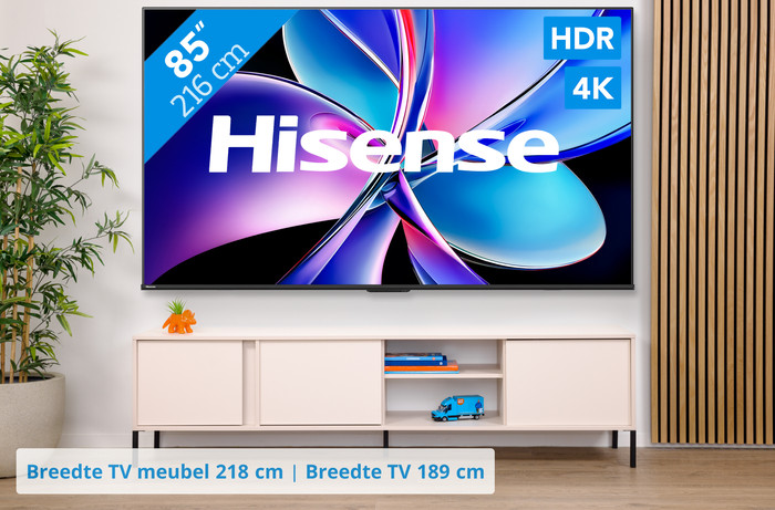 Hisense 85'' PRO QLED E7Q (2025) visual Coolblue 1