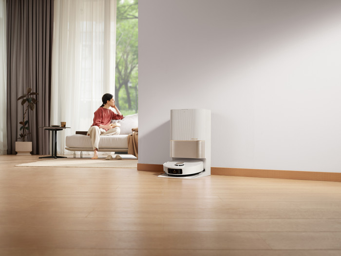 Dreame X40 Ultra Complete White product in gebruik