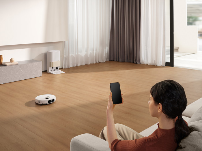 Dreame X40 Ultra Complete White product in gebruik