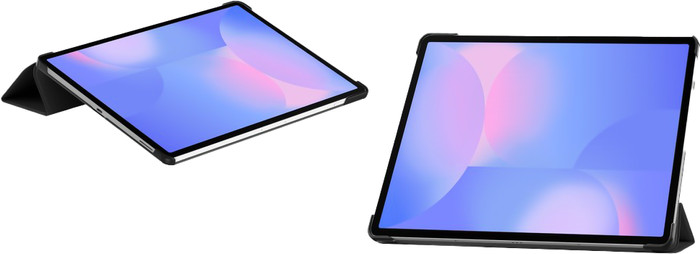 Just in Case Samsung Galaxy Tab S10 FE Plus TriFold Book Case Noir côté gauche