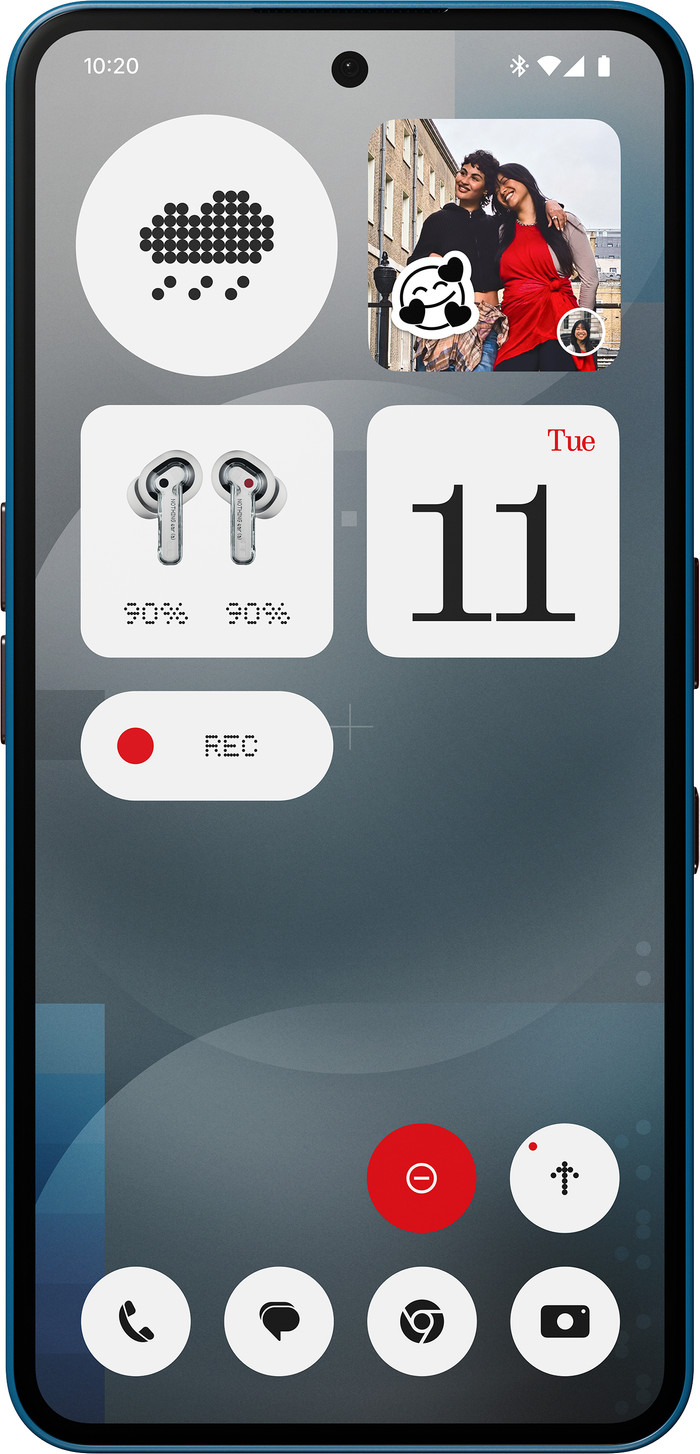 Nothing Phone (3a) 256GB Blue 5G front