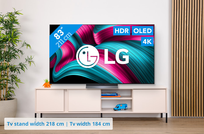LG 83 inches OLED evo C54 4K (2025) + LG DS95TR visual Coolblue 1