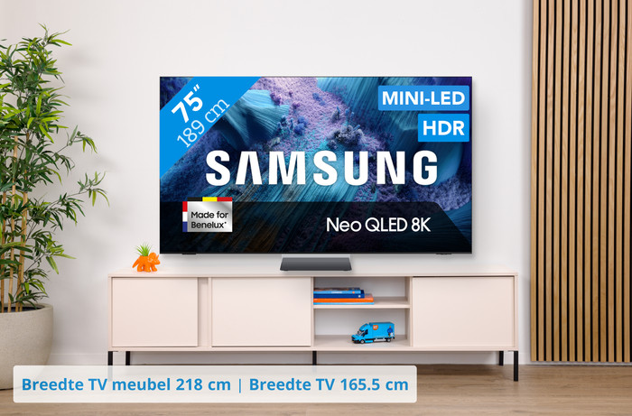 Samsung 75" Neo QLED QN990F 8K (2025) visual Coolblue 1