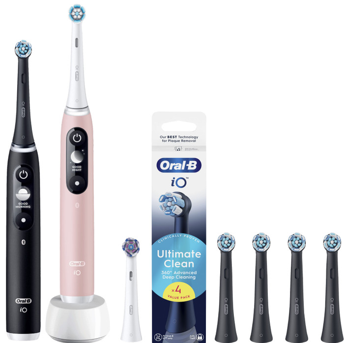 Oral-B iO Series 6N Duo Pack Black + Pink Value Pack Main Image