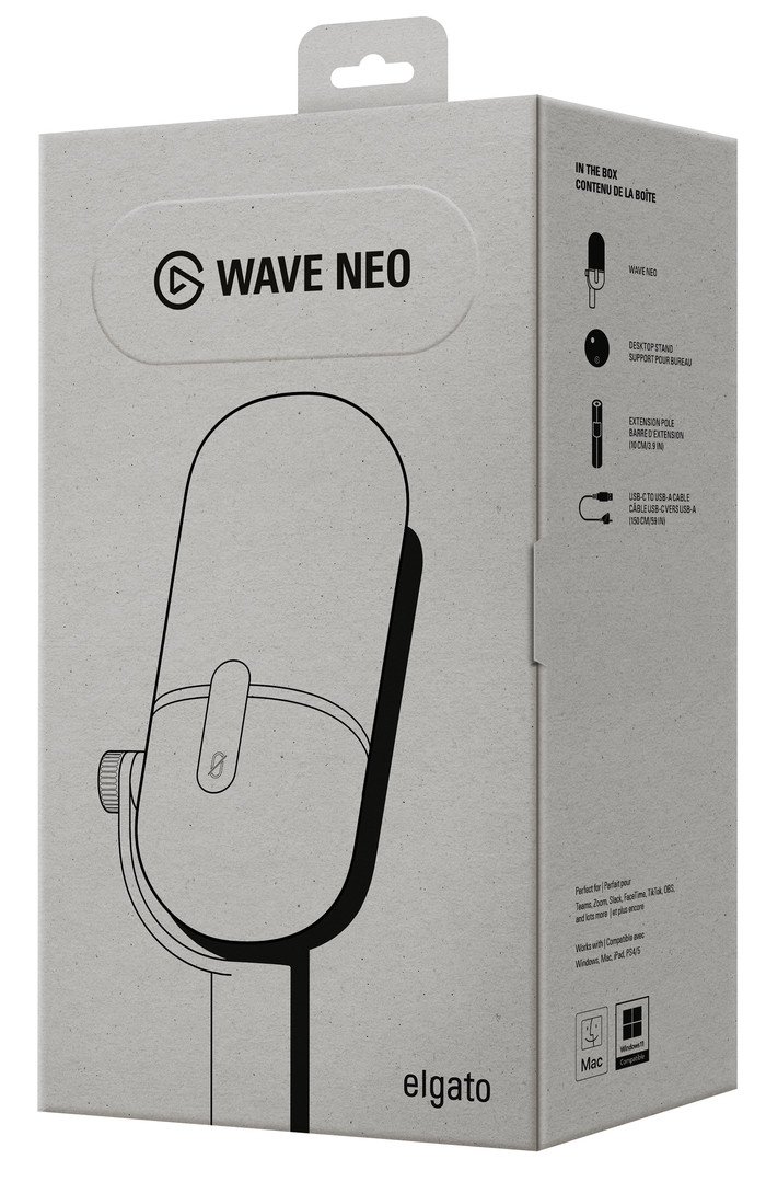 Elgato Wave Neo Streaming Microphone packaging