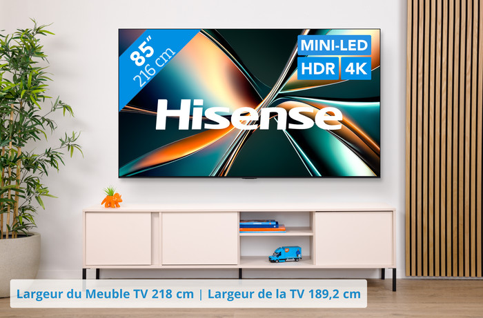 Hisense 85" ULED Mini-LED U7Q (2025) visuel Coolblue 1
