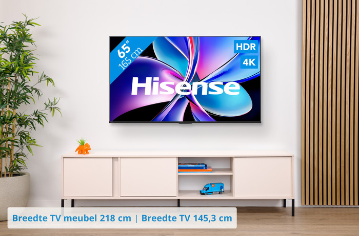 Hisense 65" PRO QLED E7Q (2025) visual Coolblue 1