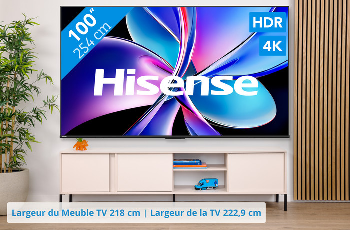 Hisense 100" PRO QLED E7Q (2025) visuel Coolblue 1