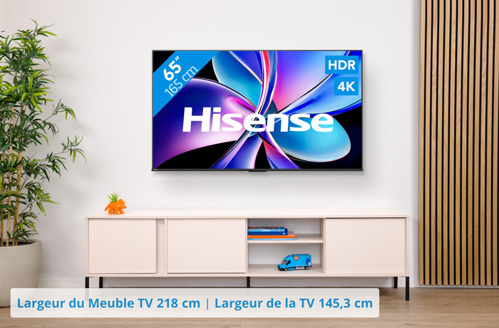 Hisense 65" PRO QLED E7Q (2025) visuel Coolblue 1