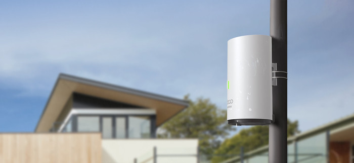 TP-Link Deco X50 3-pack + Deco X50 Outdoor product in use