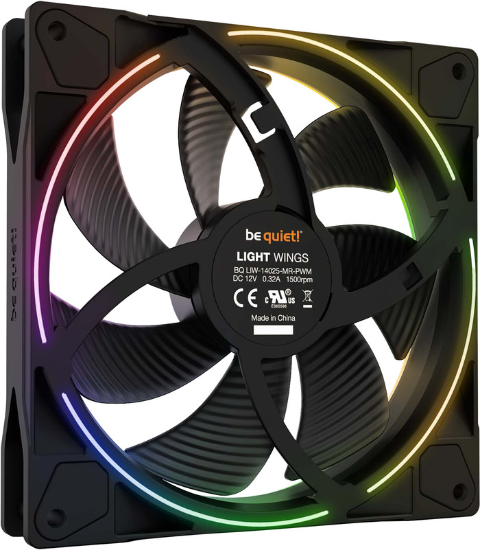 be quiet! Light Wings PWM 140x140x25 voorkant