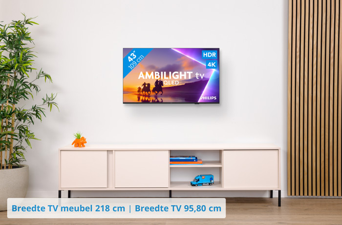 Philips Ambilight 43" PUS8500 QLED 4K (2025) visual Coolblue 1