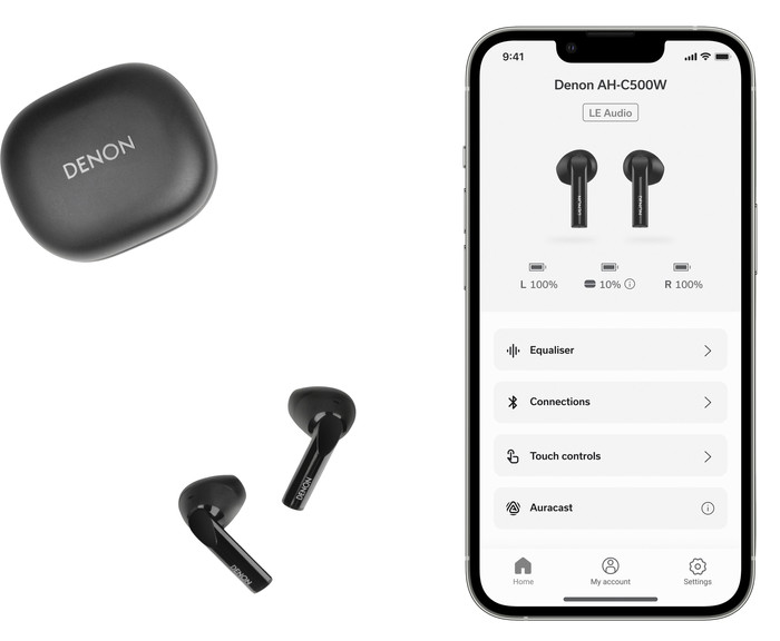 Denon AH-C500W Zwart visual leverancier