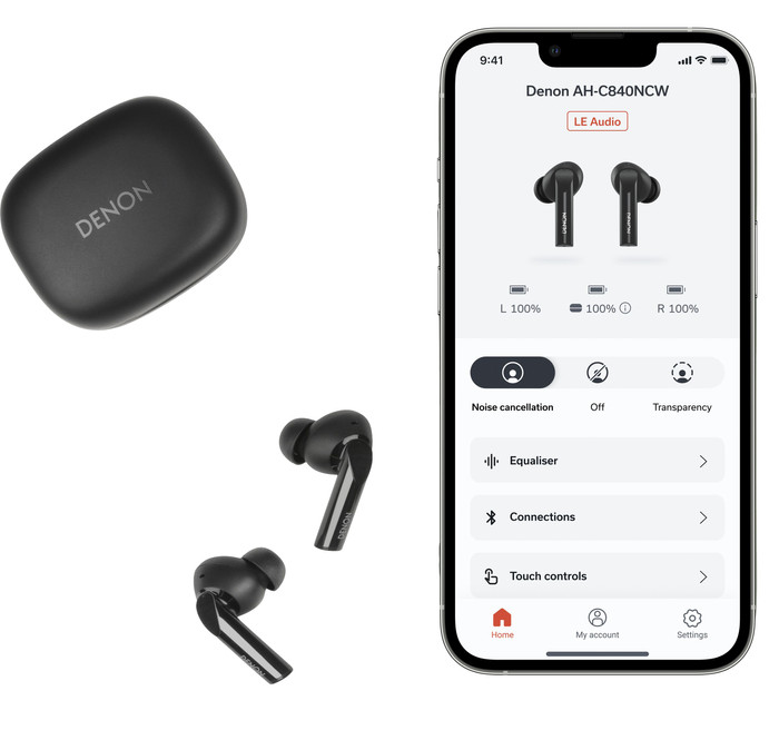 Denon AH-C840NCW Zwart product in gebruik