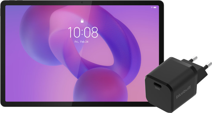 Lenovo Idea Tab Pro 12,7 Pouces 128 Go Wifi Gris Écran Mat + Chargeur BlueBuilt Main Image