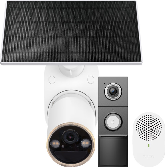 TP-Link Tapo C460 Solar Kit + D235 Smart Battery and Wired Doorbell Main Image