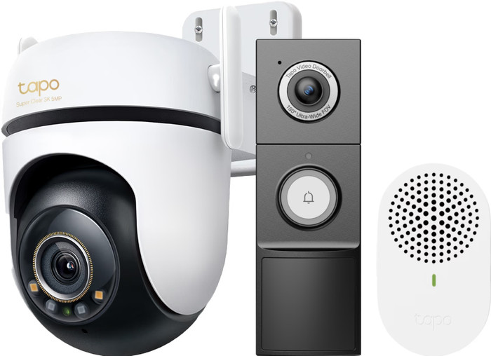 TP-Link Tapo C530WS + D235 Smart Battery & Wired Doorbell Main Image