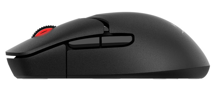 HyperX Pulsefire Saga Pro Wireless Gaming Mouse Black left side