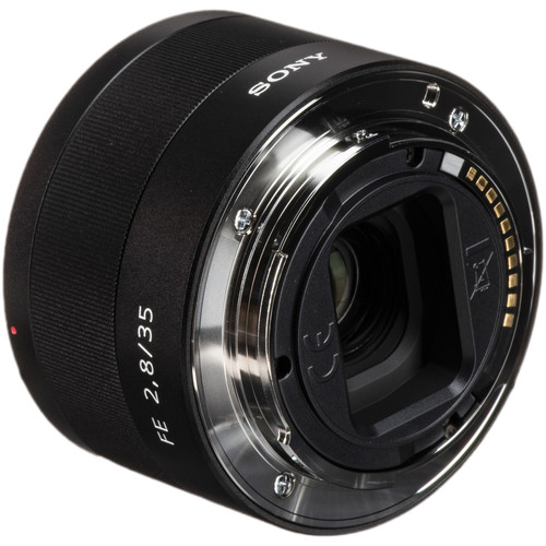 Sony SEL FE 35 mm f/2.8 côté droit
