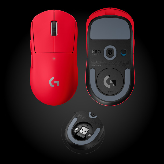 Logitech G PRO X Superlight 2 SE Souris Gamer Sans Fil Rouge visuel fournisseur