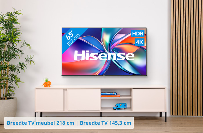 Hisense 65" QLED E7Q (2025) visual Coolblue 1