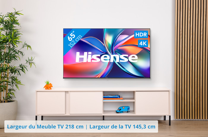 Hisense 65" QLED E7Q (2025) visuel Coolblue 1