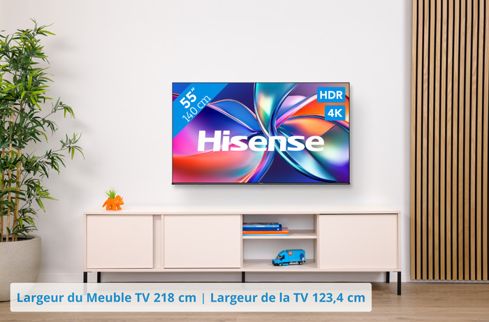 Hisense 55" QLED E7Q (2025) visuel Coolblue 1