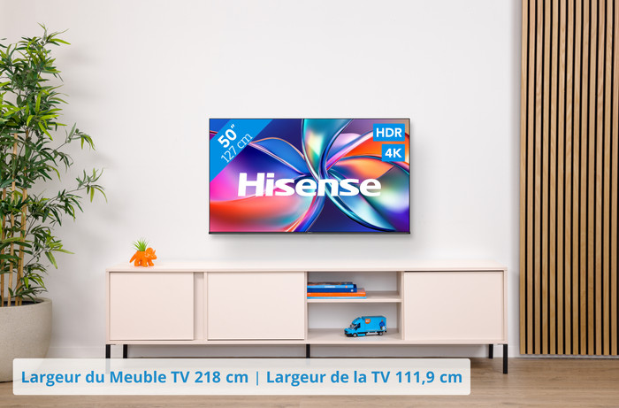 Hisense 50" QLED E7Q (2025) visuel Coolblue 1