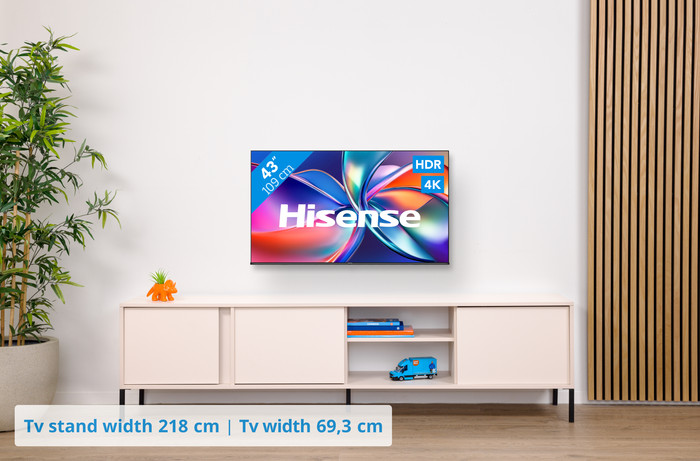 Hisense 43 inches QLED E7Q (2025) visual Coolblue 1